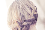DIY: Pretty Side French Braid <i>low</i> updo