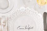 DIY: Doily Place Cards